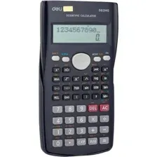 Инженерный калькулятор Deli ED82MS (темно-синий)