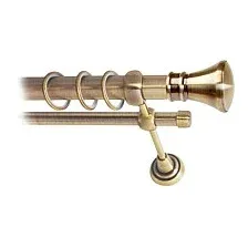 Карниз для штор Lm Decor Люксор 101 2р гладкий 25/16мм (антик, 2м)