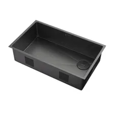 Мойка ZORG ZEROX 74 U / IF SIDE SF ZURINOX PVD GUNBLACK