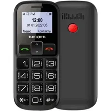 Кнопочный телефон TeXet TM-B322 (черный)