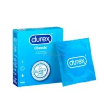 Презервативы DUREX Classic Классические с гелем-смазкой, 3 шт