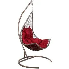 подвесное кресло BiGarden Wind Gray, бордовый