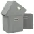 Набор коробок для хранения Home One 385555 (3шт, серый)