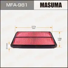 Фильтр воздушный MASUMA MFA981