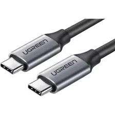 Кабель Ugreen US161 50751 USB Type-C - USB Type-C (1.5 м, черный/серый)
