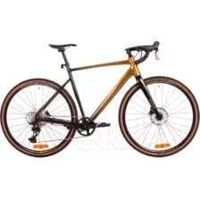 Велосипед Stinger 700C Gravix Evo / 700AHD.GRVEVO.2XGD4 (XXL, золото, разобранный, в коробке)