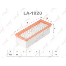 Воздушный фильтр LYNXAUTO LA-1928