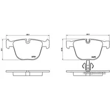 Тормозные колодки Brembo P06053