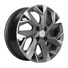 Литые диски Khomen KHW1402 Solaris/Rio 14x5.5" 4x100мм DIA 67.1мм ET 43мм (Gray FP)