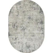 Ковер для жилой комнаты Merinos Naturel F232-OVAL-BEIGE-BLUE (1.5x2.3)