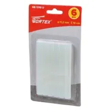 WORTEX GS1110U00011 Клеевые стержни (универс., 11.2х100 мм, 6 шт в блистере)
