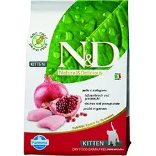 Сухой корм для кошек Farmina N&D Grain Free Cat Chicken & Pomegranate Kitten 1.5 кг