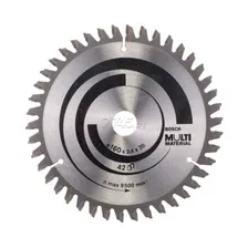 Диск пильный 160х20/16х2,4 мм 42 зуба BOSCH Standard for Multi Material (2608640503)