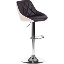 Стул TetChair Messy mod. KY704C (металл/экокожа, черный/белый/хром)