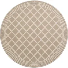Ковер для жилой комнаты LAXMI Comfort 847 круг (2.4x2.4, Beige/Beige)