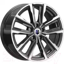 Литой диск K&K Лацио 17x7.5" 5x112мм DIA 57.1мм ET 45мм Алмаз черный