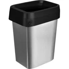 Контейнер для мусора Econova Metal Bin Pro / 436205113 (25л, черный)