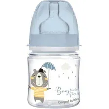 Бутылочка Canpol babies с 3 месяцев, EasyStart, Bonjour Paris, 35/231_blu, 120 мл