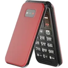 Кнопочный телефон Olmio F19 (красный)