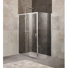 Душевой уголок BelBagno UNIQUE-AH-1-100/115-80-C-Cr (прозрачное стекло)