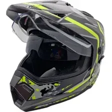 Мотошлем AIM JK802S 802-014-XS (XS, желтый/серый/черный)