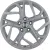 Литой диск Khomen KHW1716 Qashqai 17x7" 5x114.3мм DIA 66.1мм ET 40мм F-Silver