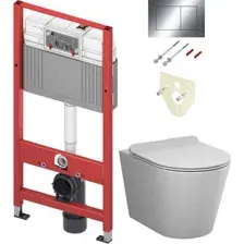 Унитаз подвесной AM.PM Sunny Flashclean C85C1701SC + TECE Kit 9400412