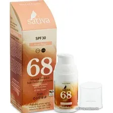 Крем солнцезащитный Sativa Солнцезащитный крем 68 (Rose Beige) SPF30 30 мл