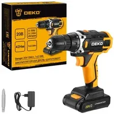 Дрель-шуруповерт Deko Banger 20V ONE, 083-1116