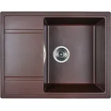 Мойка кухонная Wisent 650-27W (с сифоном GER013)