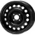 Штампованные диски Eurodisk 64A46R 15x6" 4x100мм DIA 54.1мм ET 46мм Black