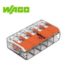 Клемма соединительная Wago 221-415 (5 отверстий) 1 шт