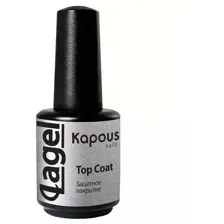 1112 Защитное покрытие Top Coat LAGEL  Kapous Капус 15 мл.