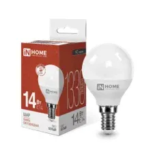 Лампа светодиодная LED-ШАР-VC 14Вт E14 4000K 1330Лм IN HOME 4690612047843