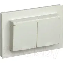 Розетка IEK Brite BR-R26-16-44-K10-F (бежевый)