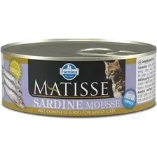 Влажный корм для кошек Farmina Matisse Mousse Sardine (85г)