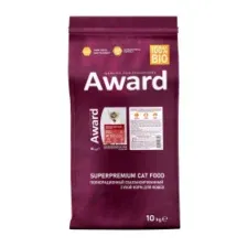 Сухой корм для кошек AWARD Indoor Big Cats курица и говядина с брокколи 10 кг 