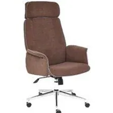 Кресло офисное Tetchair Charm флок (коричневый)