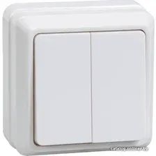 Выключатель EKF Мурманск 2кл 10А IP54 (серый)