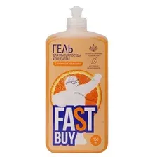 Гель для мытья посуды FastBuy PowerWash апельсин 750мл