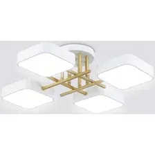 Люстра Ambrella FL516341/4 WH/GD (белый/золото)