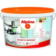 Краска Alpina Кухня и Ванная. База 1 2.5 л (белый)