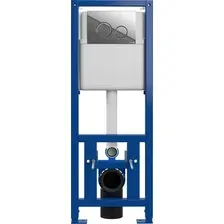Инсталляция для унитаза Cersanit Link Pro S-IN-MZ-LINK_PRO (с кнопкой Twins 63523 хром глянцевый)