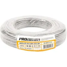 Кабель PROconnect UTP 4PR 24AWG CAT5e / 01-0043-3-50 (50м)