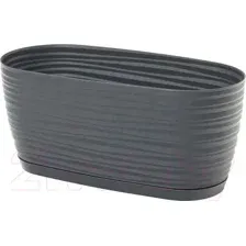 Кашпо Formplastic Sahara Petit / 3130-014 (антрацит)