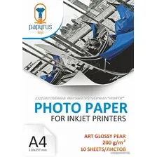 Фотобумага Papyrus АРТ Груша глянцевая A4, 200 г/м2 10 листов