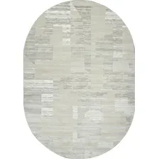 Ковер для жилой комнаты Merinos Sirius F190-OVAL-CREAM-NATURAL (1.5x2.3)