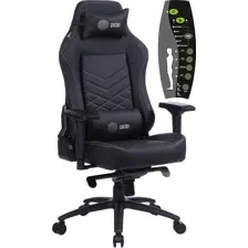 Игровое (геймерское) кресло CACTUS CS-CHR-0112BL-M (черный)