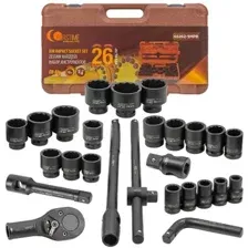 Набор трещотка с головками Forstime FT-68262-9MPB (26 предметов)