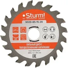 Пильный диск Sturm 9020-85-15-20